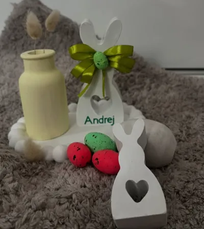 Персонализирано велигденско зајаче