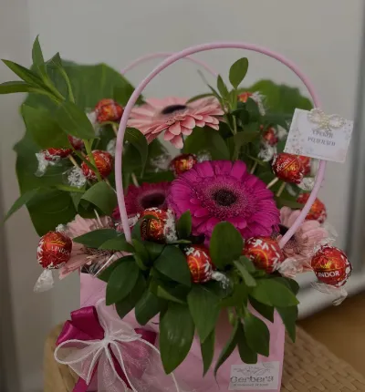 Букет во кутија-Среќен роденден